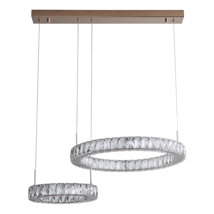 Zuma Line - Lampada a sospensione con cavo LED/36W/230V oro rosa
