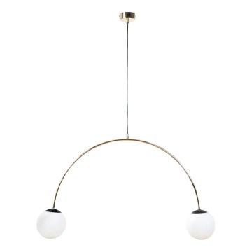 Zuma Line - Lampada a sospensione su cavo 2xE14/10W/230V dorata