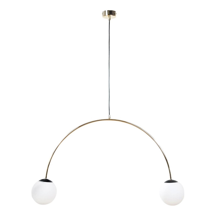 Zuma Line - Lampada a sospensione su cavo 2xE14/10W/230V dorata