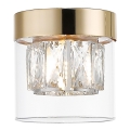 Zuma Line - Lampada da soffitto in cristallo 1xG9/28W/230V oro