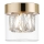 Zuma Line - Lampada da soffitto in cristallo 1xG9/28W/230V oro