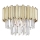 Zuma Line - Lampada da soffitto in cristallo 5xE14/40W/230V oro
