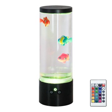 Zuma Line - Lampada da tavolo dimmerabile LED RGB LED/1W/5V/3xAA + telecomando