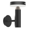 Zuma Line - Lampada solare da parete a LED con sensore di movimento e crepuscolare LED/4,5W/2000 mAh IP44 nero