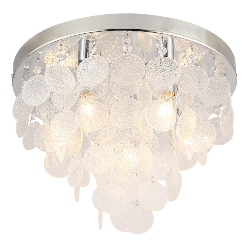 Zuma Line - Lampadario a plafone 8xE14/40W/230V cromo lucido