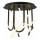 Zuma Line - Lampadario a plafone LED LED/45W/230V 3000/4000/6000K nero