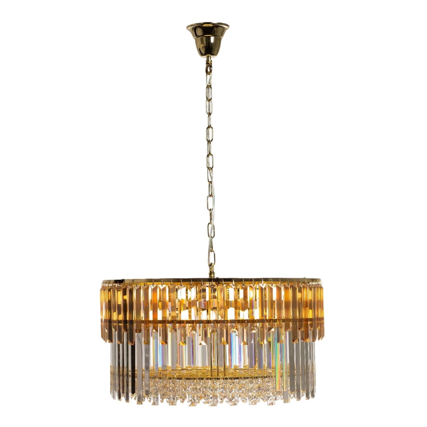 Zuma Line - Lampadario a sospensione con catena 16xE14/40W/230V diametro 60 cm oro