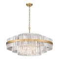 Zuma Line - Lampadario a sospensione con catena 16xG9/28W/230V diametro 80 cm oro
