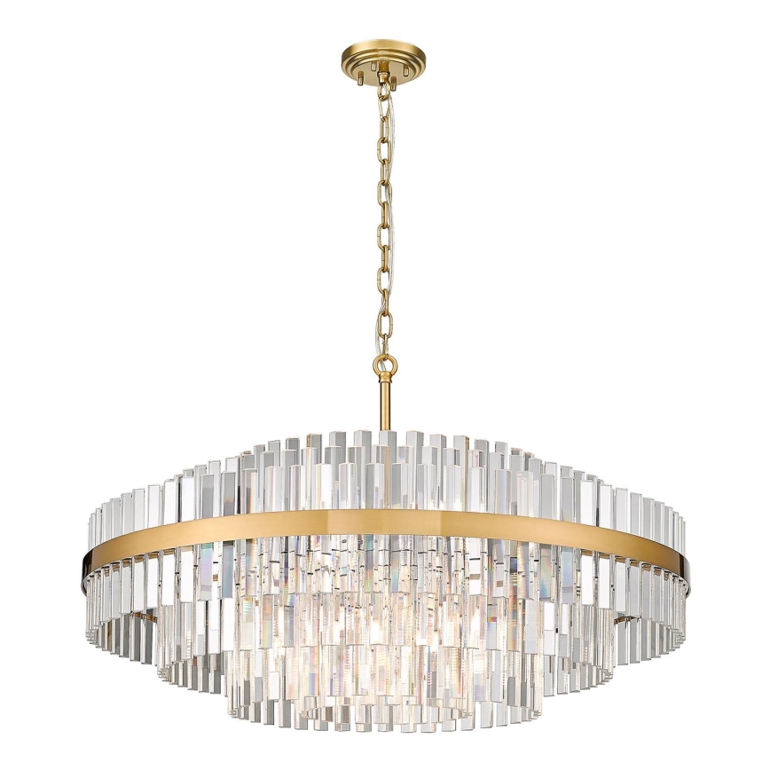 Zuma Line - Lampadario a sospensione con catena 16xG9/28W/230V diametro 80 cm oro