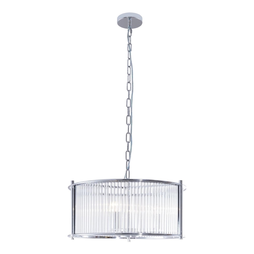 Zuma Line - Lampadario a sospensione con catena 3xE27/40W/230V cromo lucido