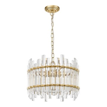Zuma Line - Lampadario a sospensione con catena 6xG9/42W/230V oro