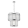 Zuma Line - Lampadario a sospensione con catena 8xE14/60W/230V cromo lucido