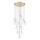 Zuma Line - Lampadario a sospensione con cavo 13xG9/2W/230V, finitura oro