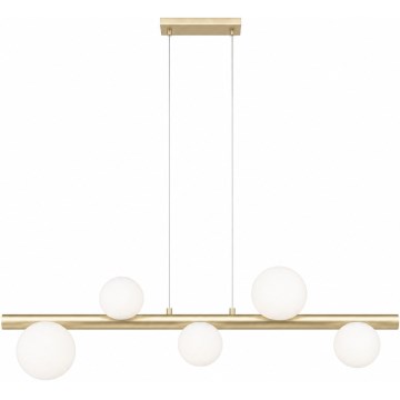 Zuma Line - Lampadario a sospensione con cavo 5xG9/33W/230V dorato