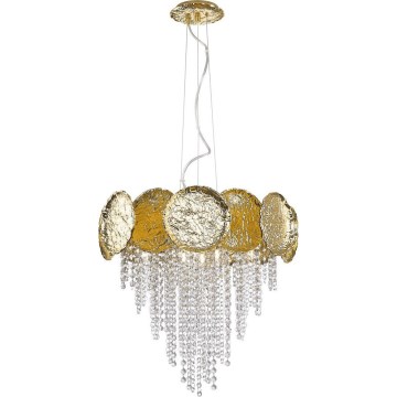 Zuma Line - Lampadario a sospensione con cavo 7xG9/28W/230V dorato