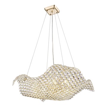 Zuma Line - Lampadario a sospensione con cavo 8xG9/42W/230V oro