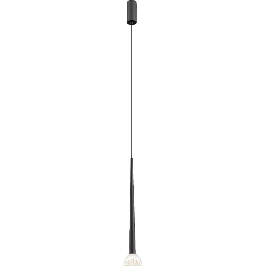 Zuma Line - Lampadario a sospensione con cavo LED/5W/230V nero