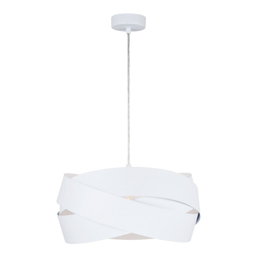 Zuma Line - Lampadario a sospensione con filo 1xE27/40W/230V bianco