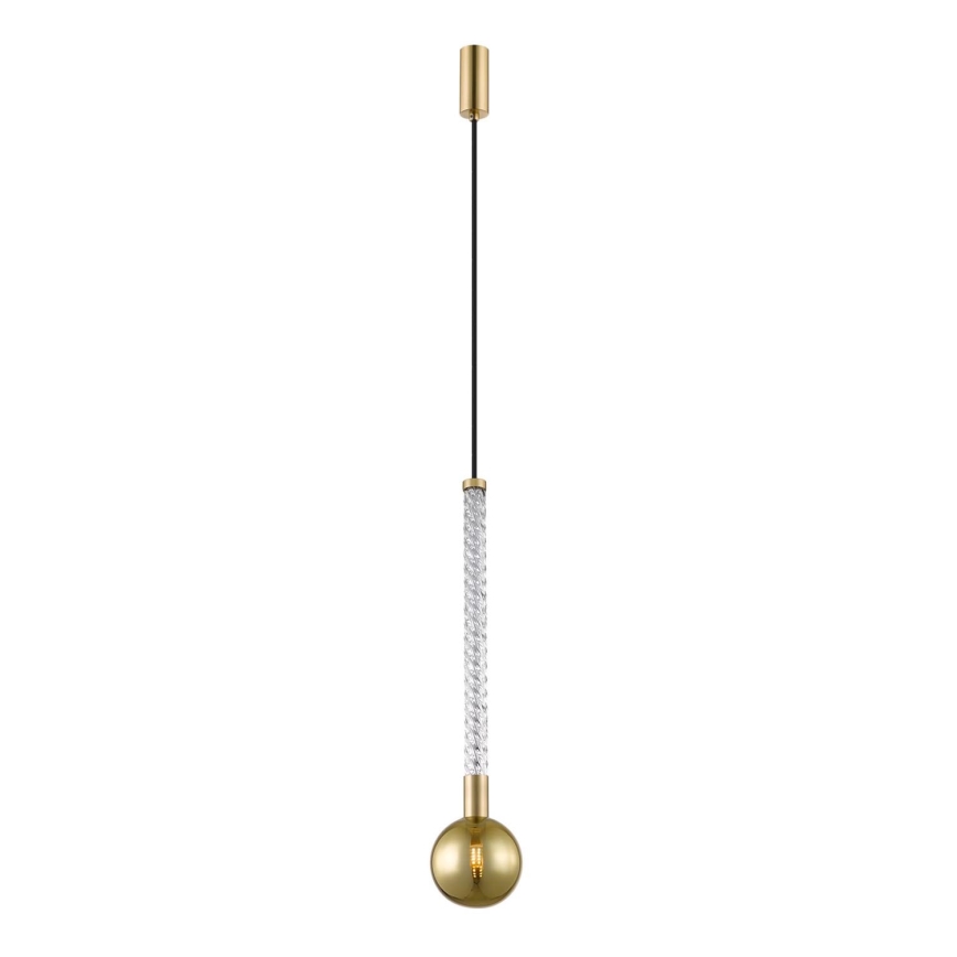 Zuma Line - Lampadario a sospensione con filo 1xG9/6W/230V ottone