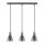 Zuma Line - Lampadario a sospensione con filo 3xE27/40W/230V antracite