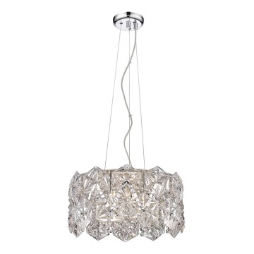Zuma Line - Lampadario a sospensione con filo 5xG9/33W/230V cromo lucido
