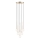Zuma Line - Lampadario a sospensione con filo 7xG9/4W/230V oro
