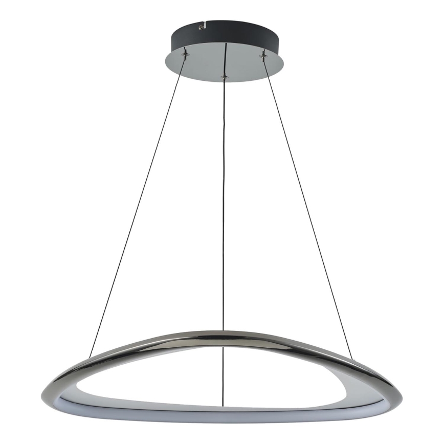 Zuma Line - Lampadario a sospensione con filo LED dimmerabile LED/34W/230V 3000K nero cromo lucido
