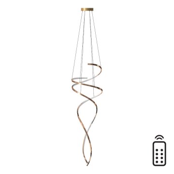 Zuma Line - Lampadario a sospensione con filo LED dimmerabile LED/68W/230V 3000/4000/6000K Oro rosa + telecomando