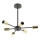 Zuma Line - Lampadario a sospensione con supporto rigido 6xE27/40W/230V nero/oro