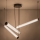 Zuma Line - Lampadario a sospensione LED dimmerabile su cavo LED/64W/230V 2700-6500K nero + telecomando