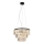 Zuma Line - Lampadario di cristallo a sospensione 4xE14/40W/230V nero