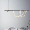 Zuma Line - Lampadario dimmerabile a LED su cavo LED/60W + LED/7,5W/230V 2700-6000K nero/oro + telecomando