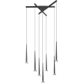 Zuma Line - Lampadario LED a sospensione con cavo 7xLED/6W/230V nero