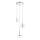 Zuma Line - Lampadario LED a sospensione con filo 3xLED/5W/230V cromo lucido