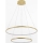 Zuma Line - Lampadario LED a sospensione con filo LED/40W/230V oro