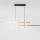 Zuma Line - Lampadario LED a sospensione con filo LED/42W/230V 3000/4000/6000K oro