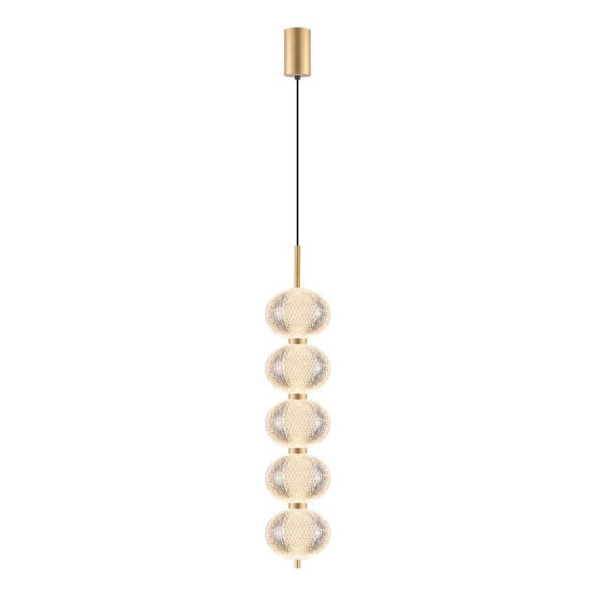 Zuma Line - Lampadario sospeso a cavo LED/30W/230V, finitura oro