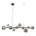 Zuma Line - Lampadario sospeso con cavi 10xG9/8W/230V nero/nero fumé