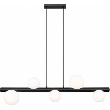 Zuma Line - Lampadario sospeso con cavo 5xG9/33W/230V nero