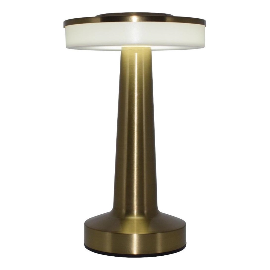 Zuma Line - LED Lampada da tavolo ricaricabile dimmerabile LED/2,5W/1200 mAh 3000/4000/6000K oro