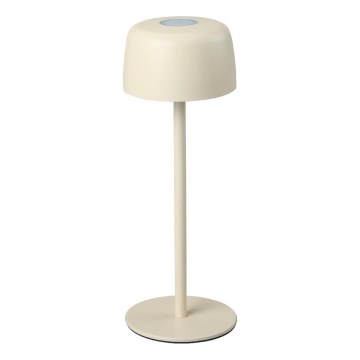 Zuma Line - LED Lampada da tavolo ricaricabile dimmerabile LED/2W/1200 mAh IP44 color crema