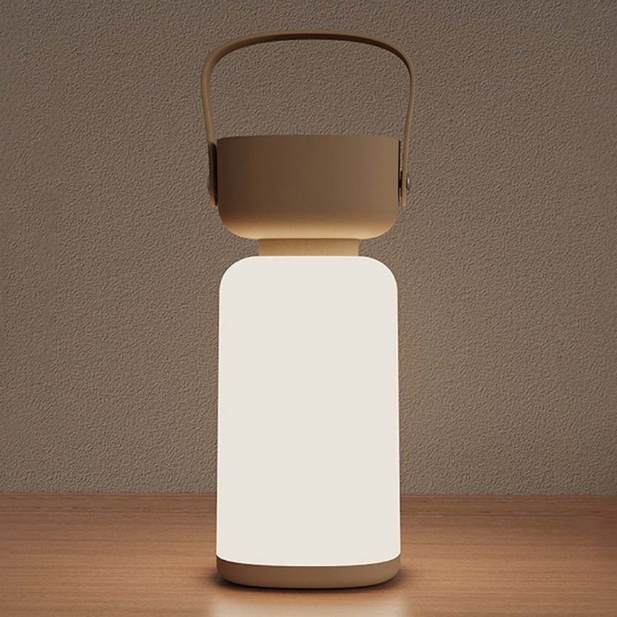 Zuma Line - LED Lampada da tavolo ricaricabile dimmerabile LED/3W/1200 mAh 3000/4000/6500K IP44 marrone