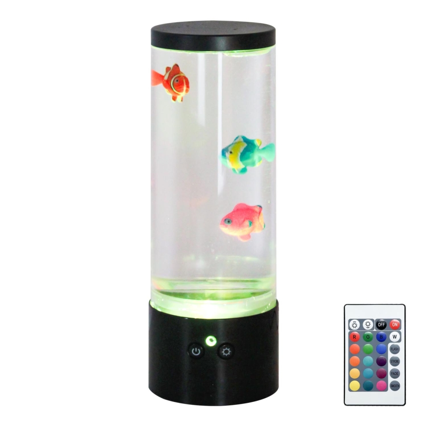 Zuma Line - LED RGB Lampada da tavolo dimmerabile LED/1W/5V/3xAA + telecomando