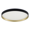 Zuma Line - LED RGBW Plafoniera dimmerabile da bagno LED/32W/230V + LED/8W 3000-6000K IP44 nero/oro + telecomando