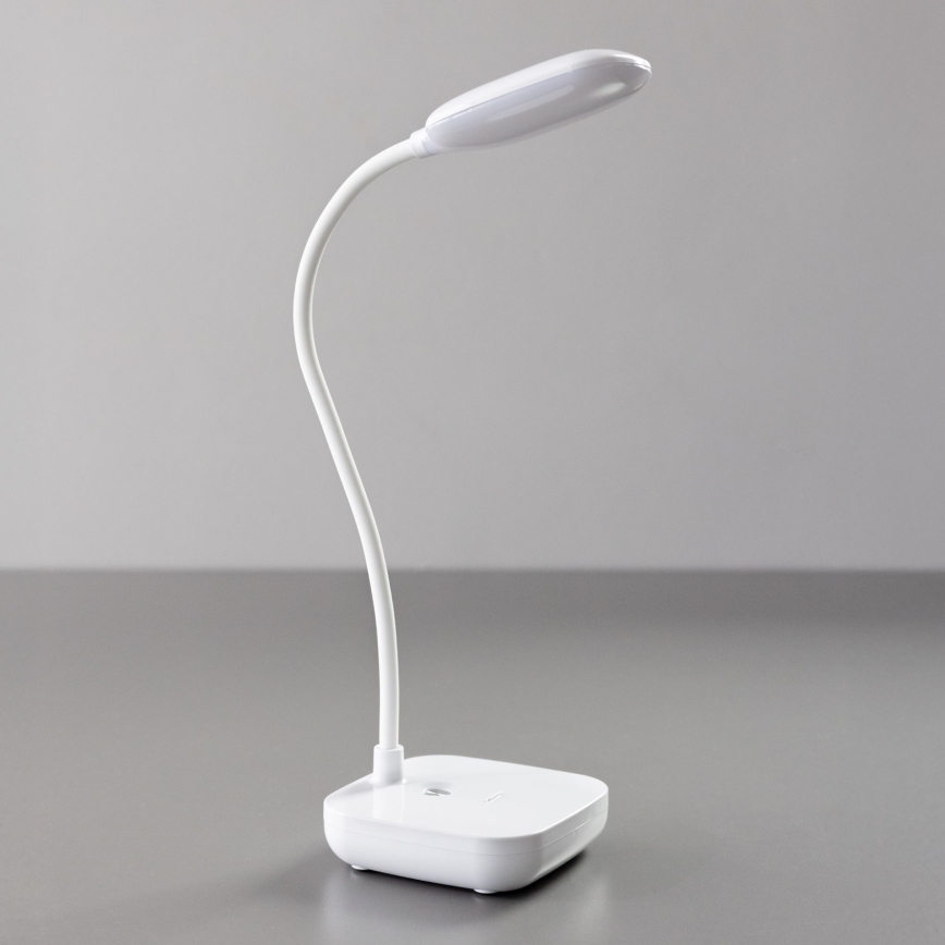 Zuma Line - LED Ricaricabile lampada da tavolo LED/7W/1200 mAh 3000/4500/6000K CRI 90 bianco
