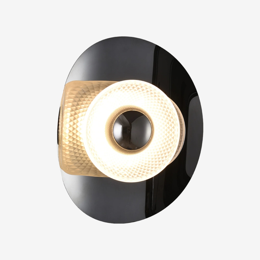 Zuma Line - Applique LED 8W/230V nero/nero fumé