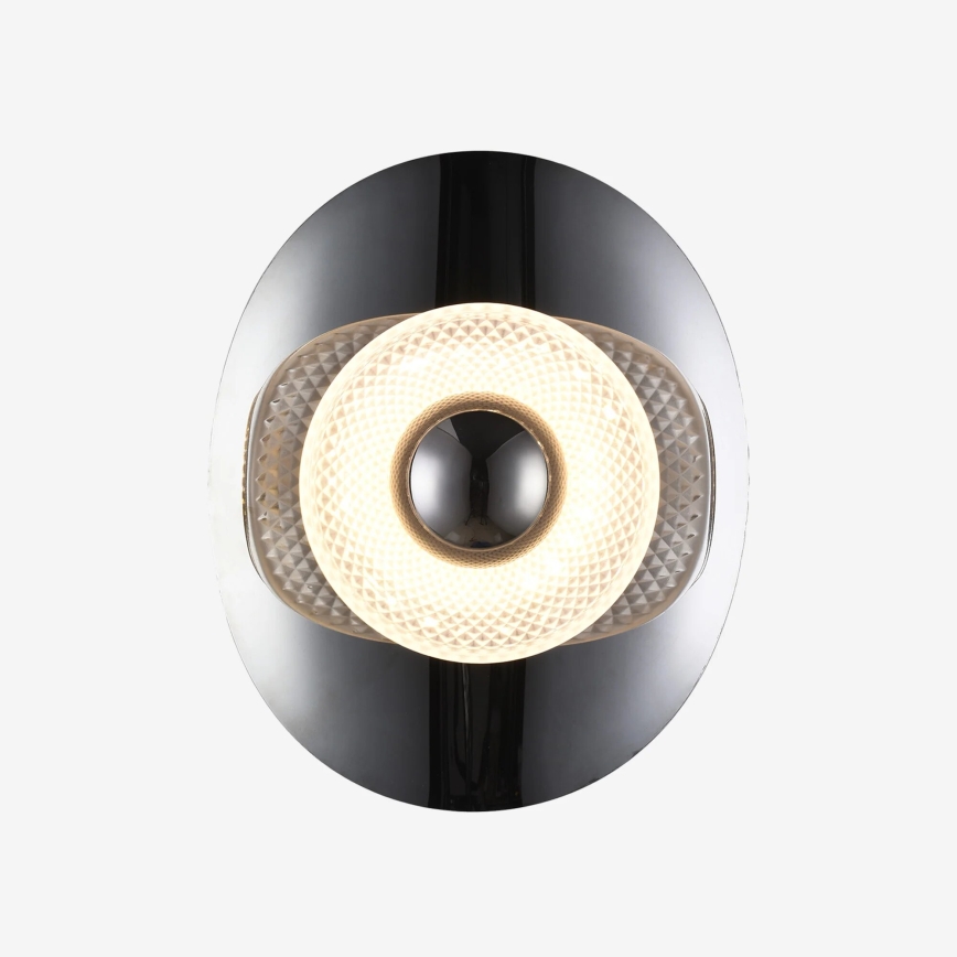 Zuma Line - Applique LED 8W/230V nero/nero fumé