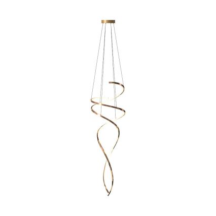 Zuma Line - Lampadario a sospensione con filo LED dimmerabile LED/68W/230V 3000/4000/6000K Oro rosa + telecomando