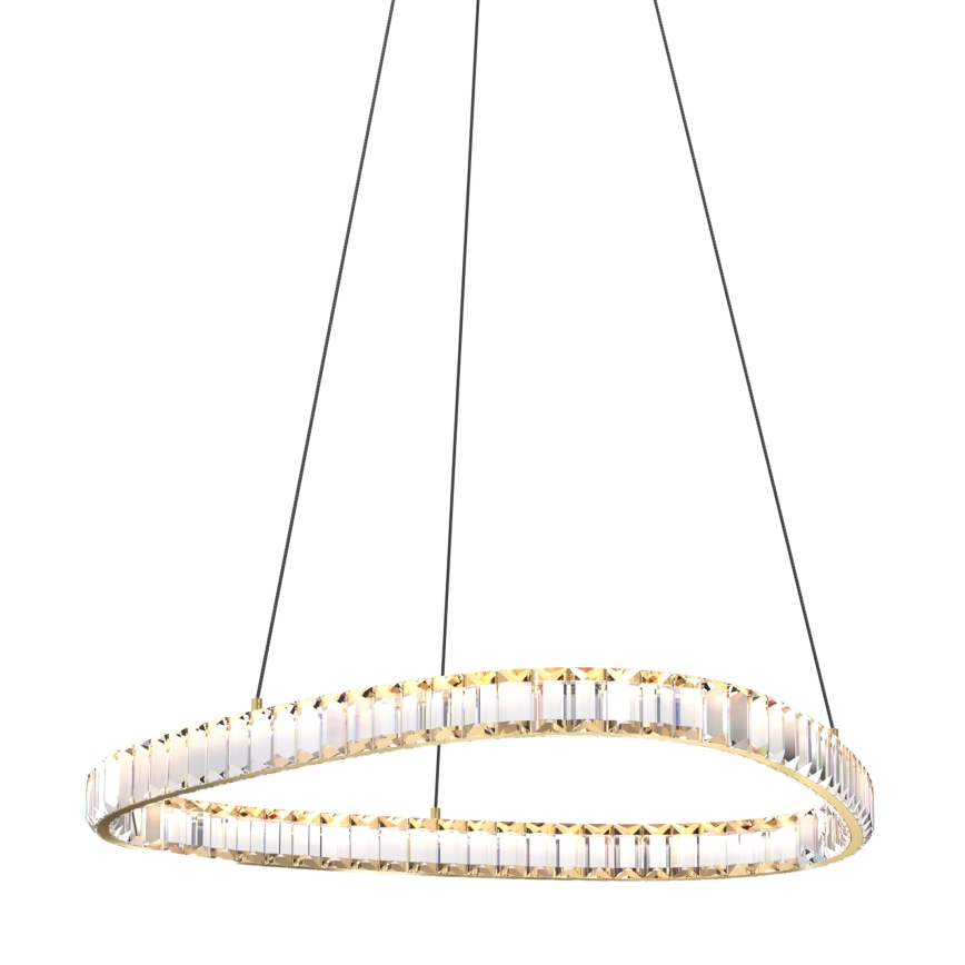 Zuma Line - Lampadario a sospensione in cristallo dimmerabile a LED su cavo LED/25W/230V 2700-6000K + telecomando