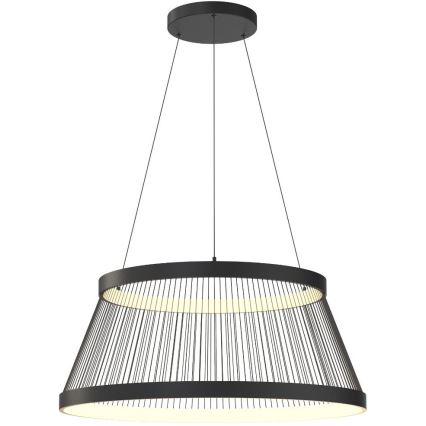 Zuma Line - Lampadario a sospensione con filo LED dimmerabile LED/53W/230V 2700-6000K nero + telecomando